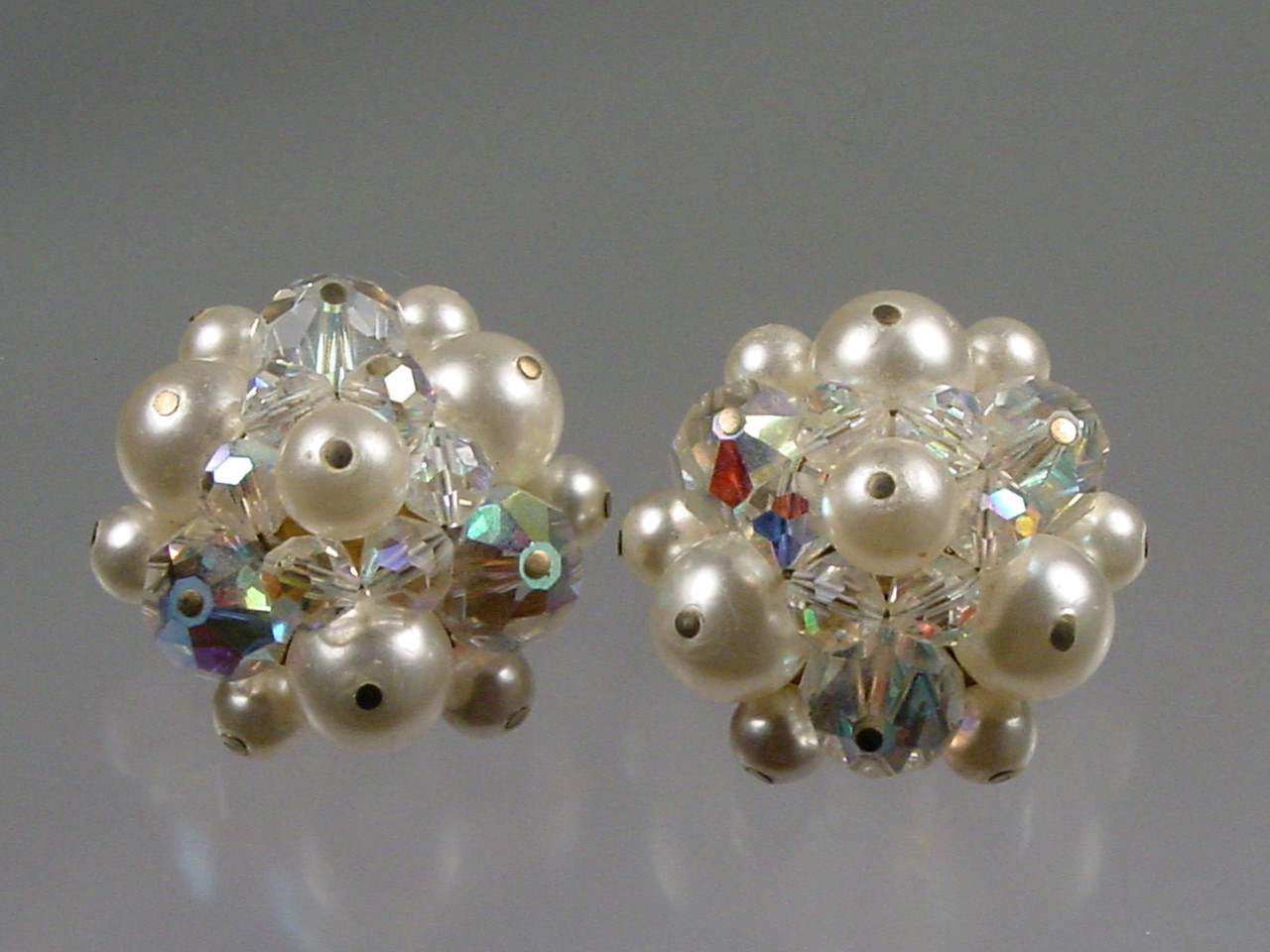 Keishi Pearl Cluster Earrings - Alissa B Custom Gemstone Jewelry